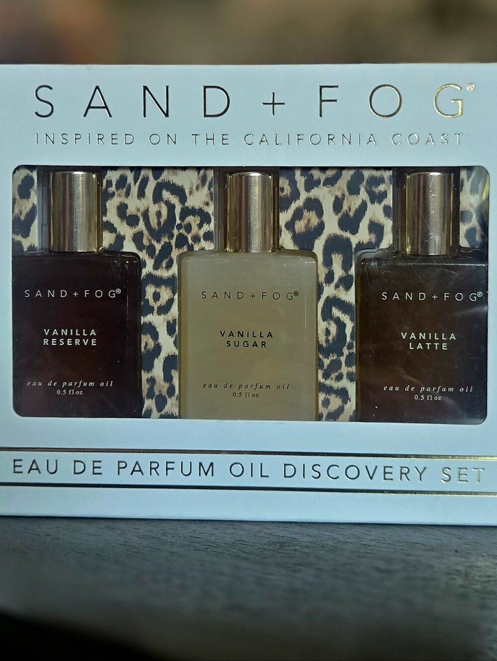 New SAND+FOG Vanilla Discovery Eau de Parfum Oil Set